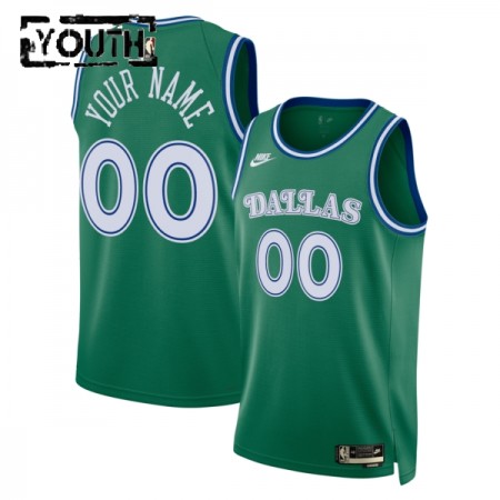 Dres Dallas Mavericks Prilagođeni Nike 2025-26 Classic Edition Zelena Swingman - Dječji